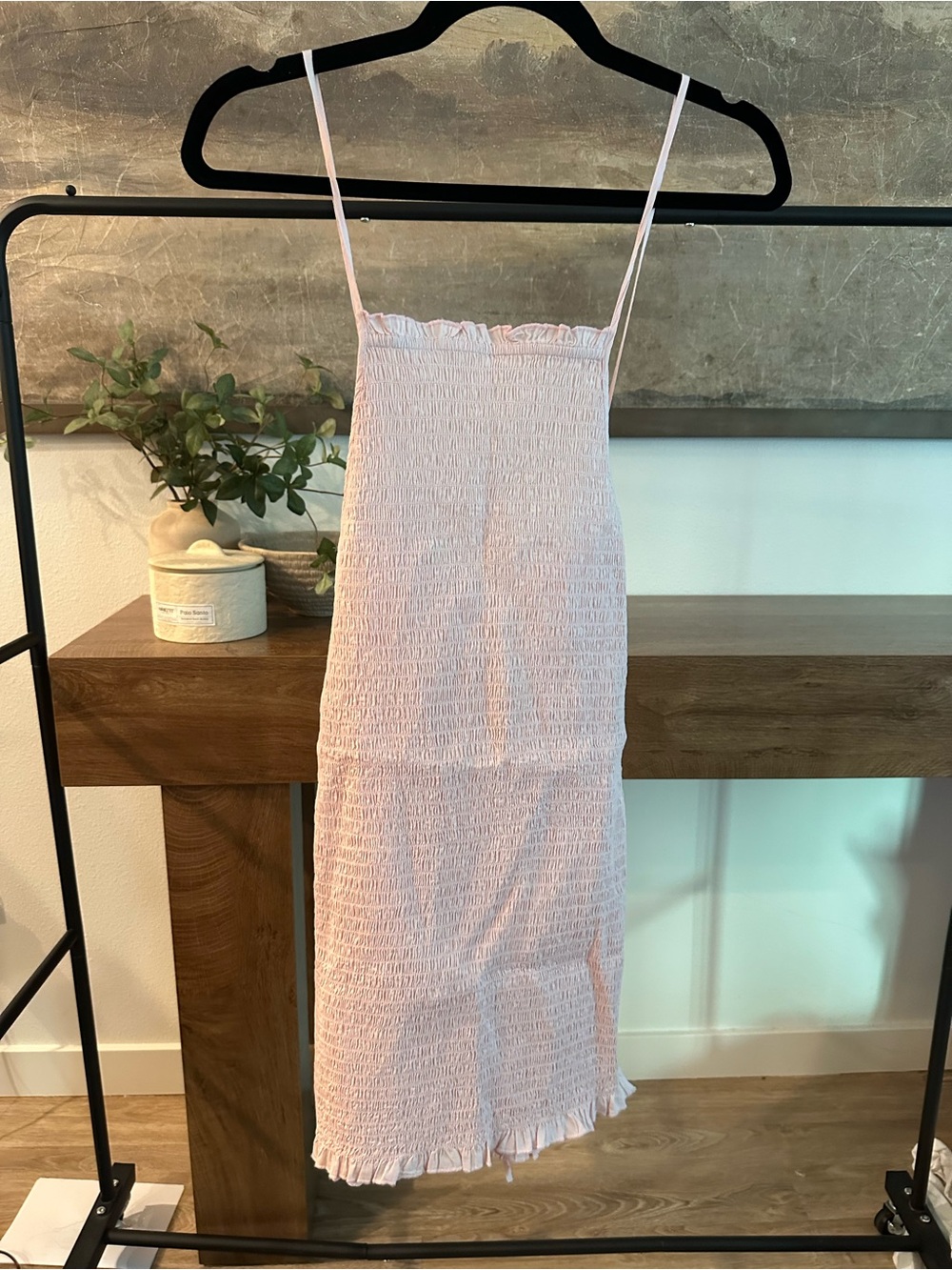 NWT Free People is the Iyla Smocked Mini Dress Size S